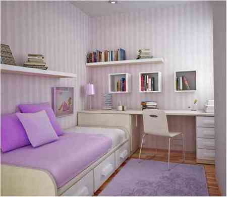 Лиловый цвет в квартире и его сочетания